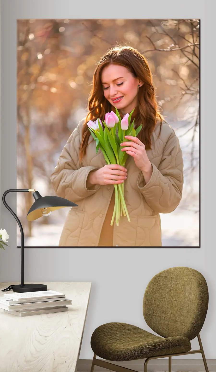 Glezna Zieds, virsdrēbes un smaids s33283