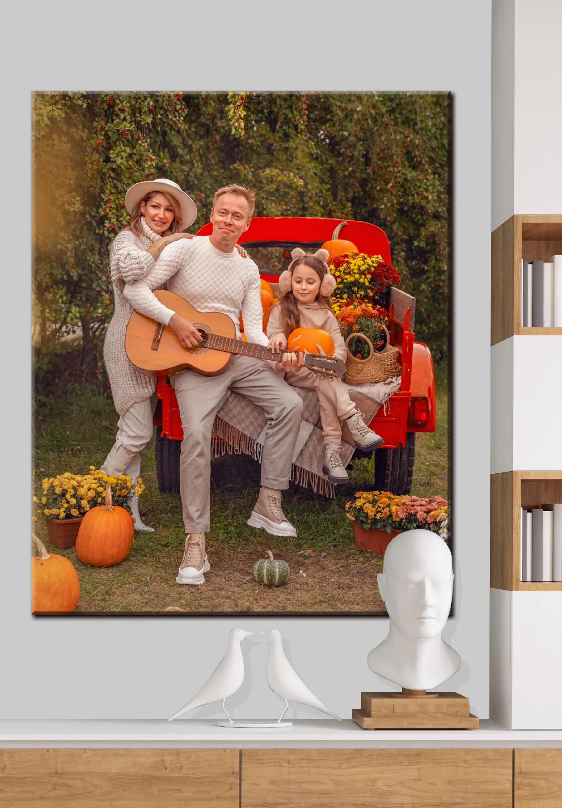 Glezna Mūzikas instruments, ģitāra un orange s33294