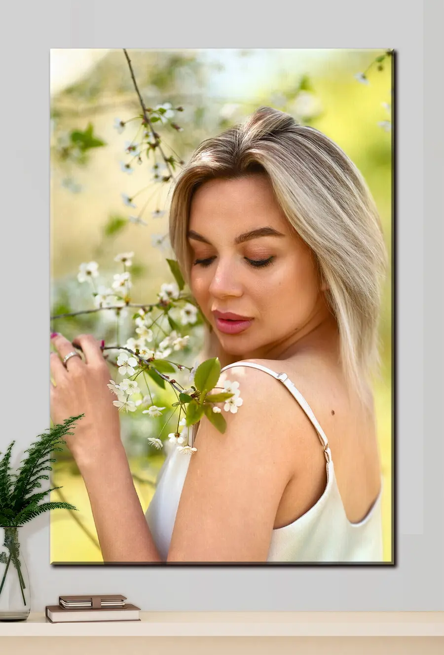 Glezna Augi, uzacis un skropstas s33310