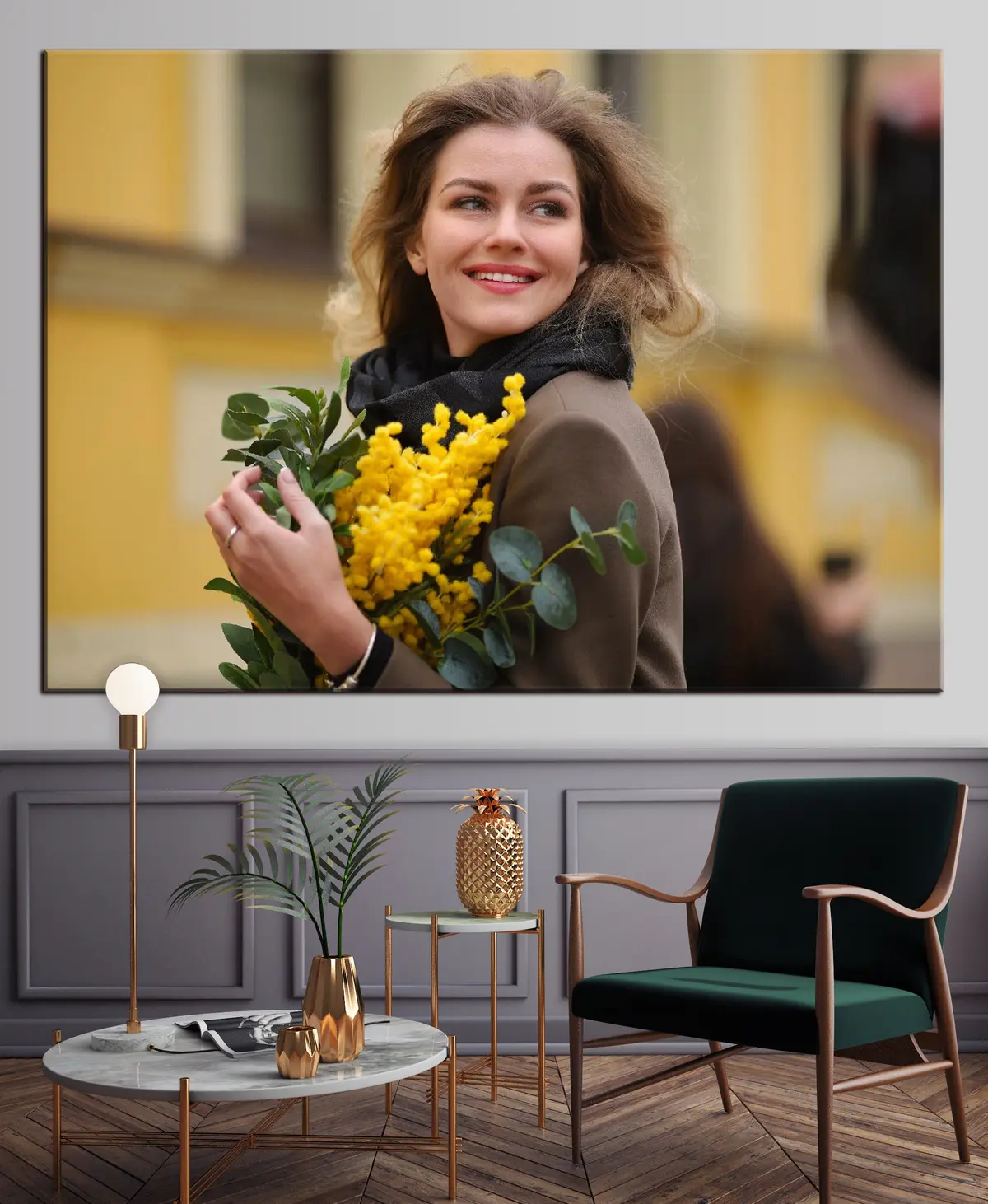 Glezna Smaids, zieds un augs s33317