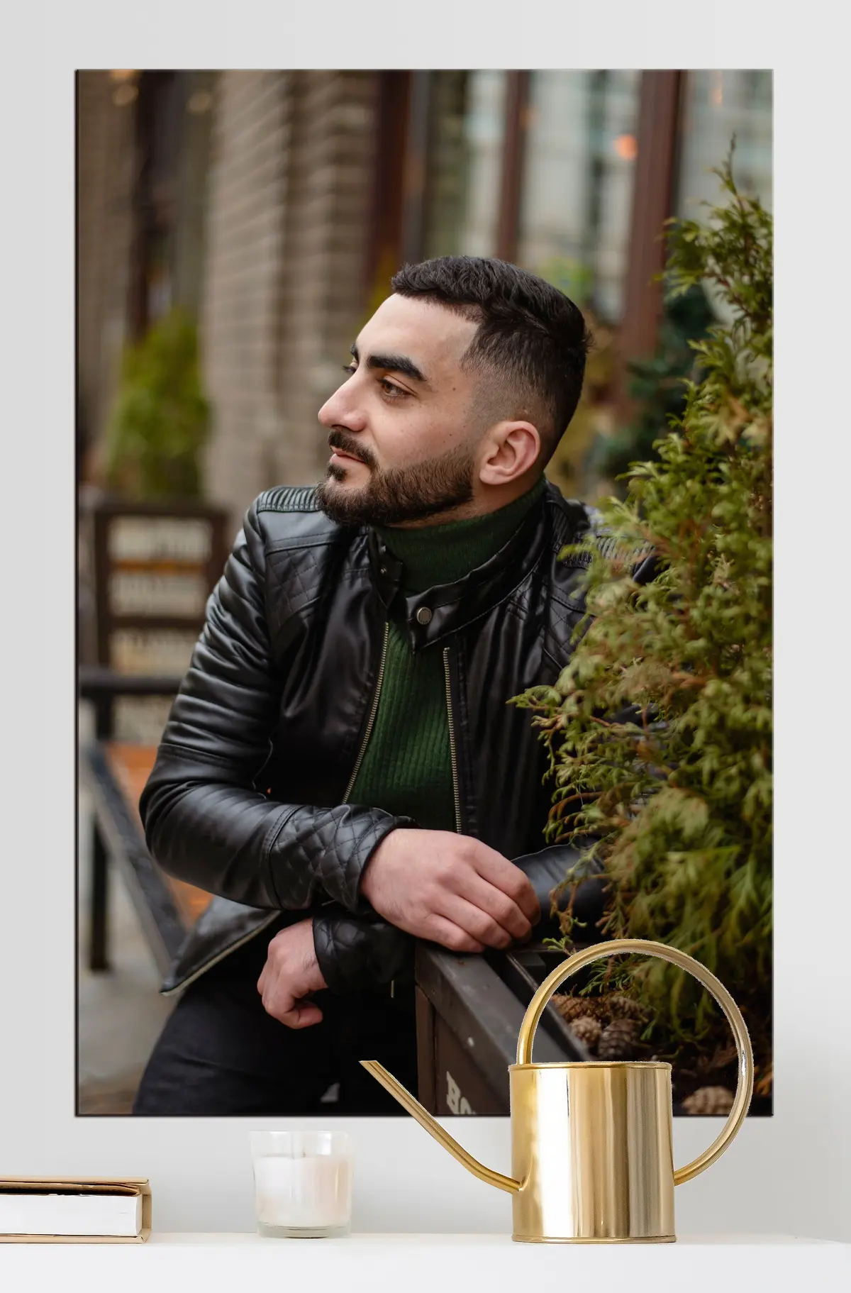 Glezna Virsdrēbes, augi un bārda s33328