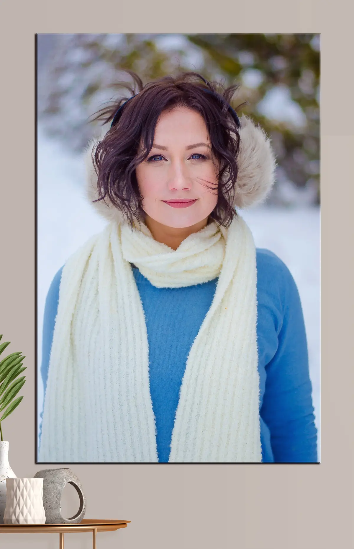 Glezna Mati, kažoks un kakls s33337