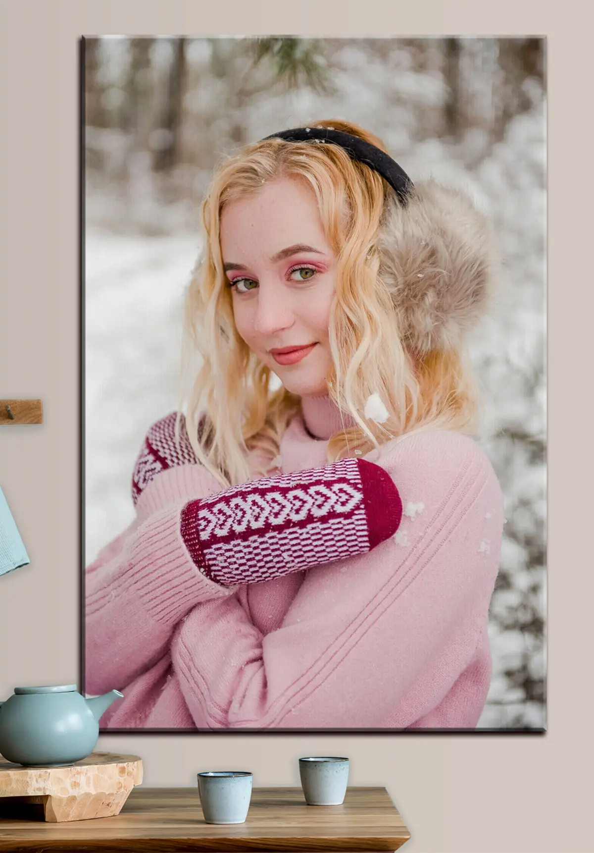 Glezna Skropstas, piedurkne un smaids s33341