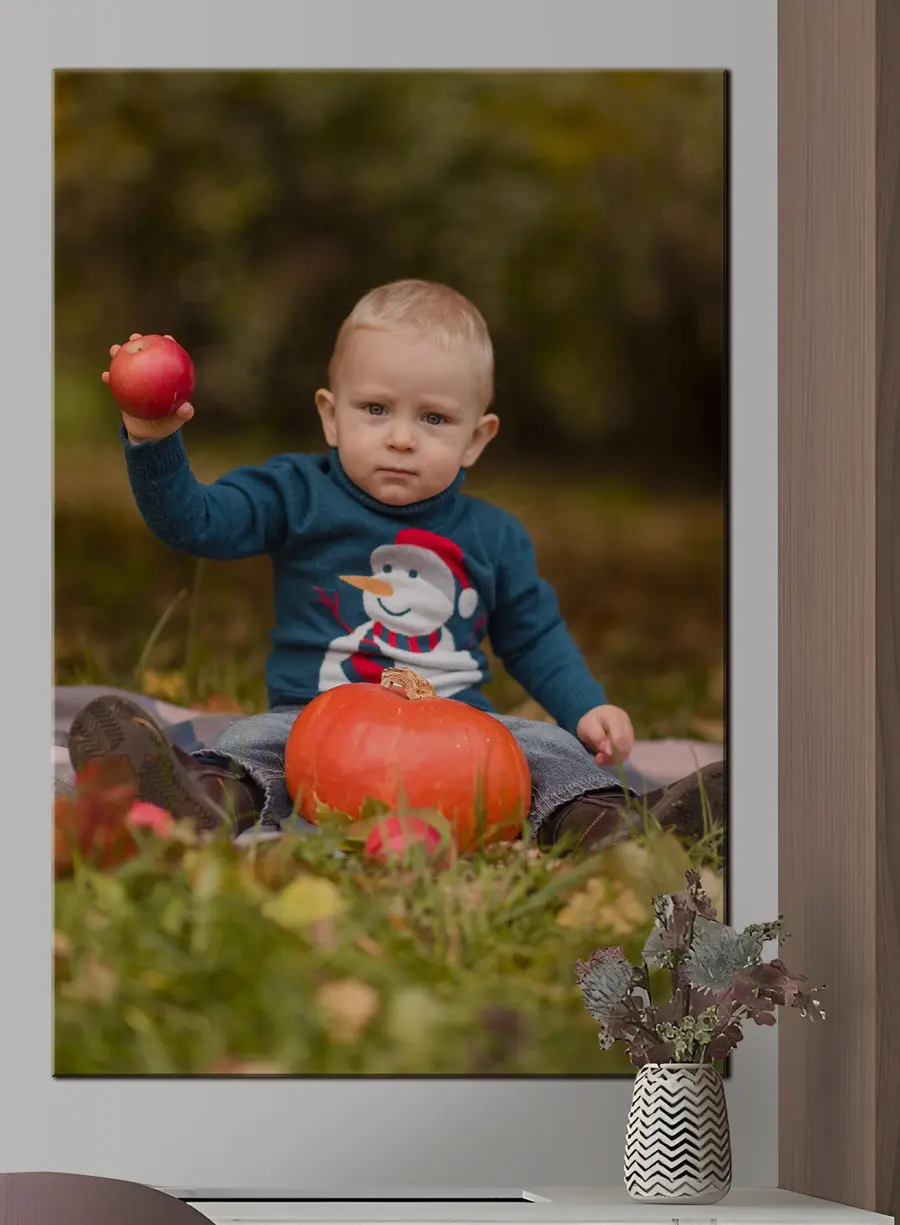 Glezna Sejas, džinsi un augu s33342