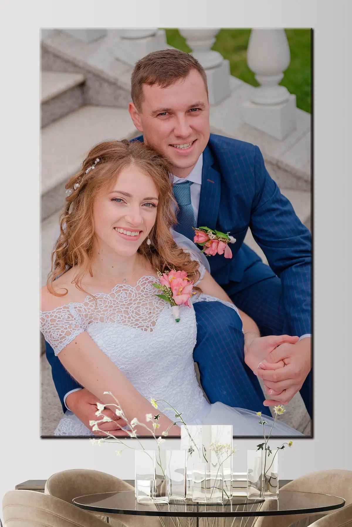 Glezna Smaids, zieds un kaklasaite s33345