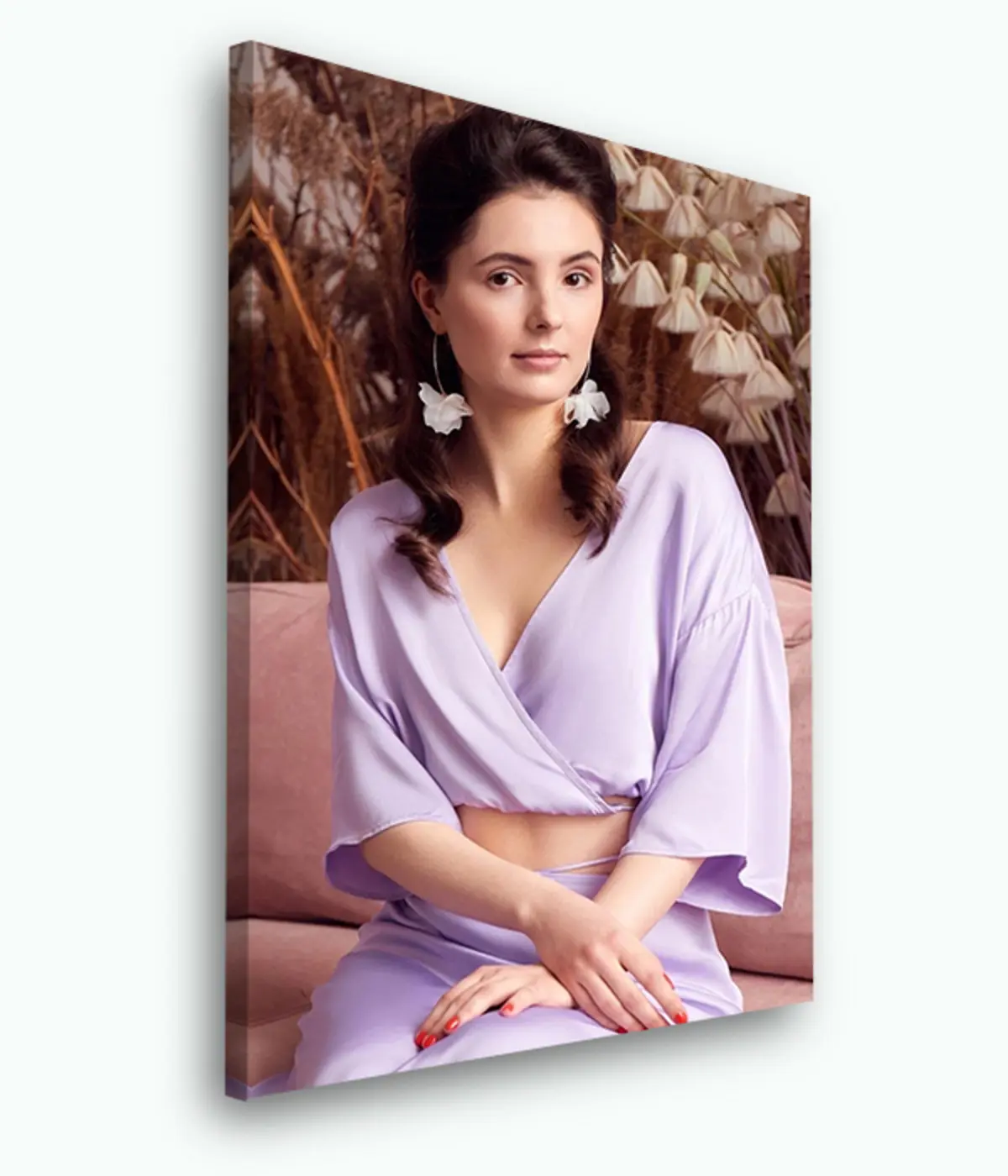 Glezna Violeta, zibspuldzes fotogrāfija un piedurkne s33365