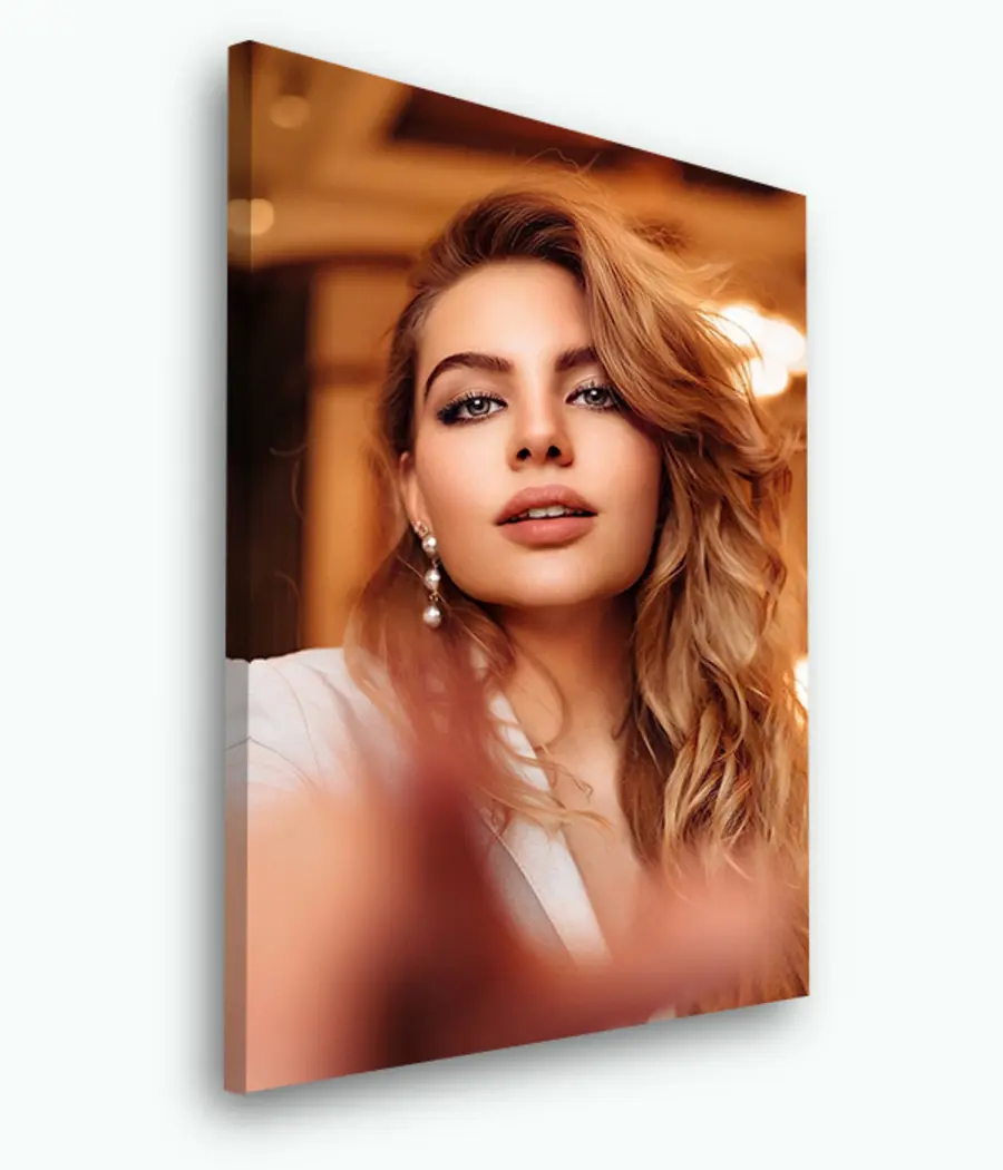 Glezna Augu, zibspuldzes fotogrāfija un oranžā krāsa s33429