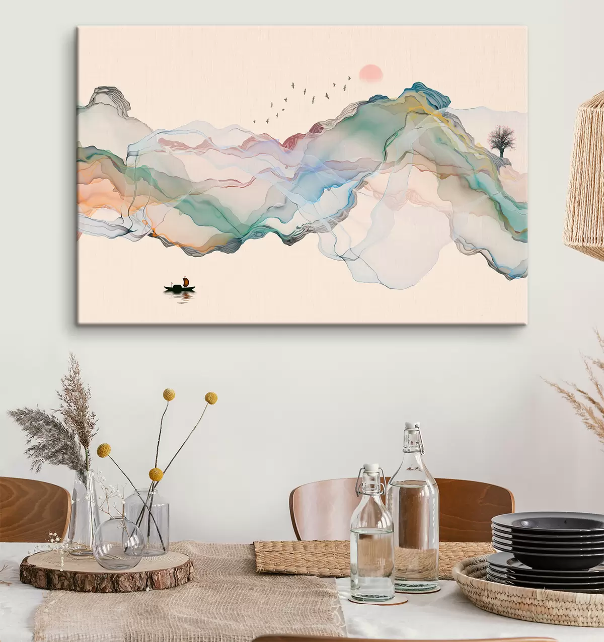 Glezna Pasaule, slīpums un krāsa s32936