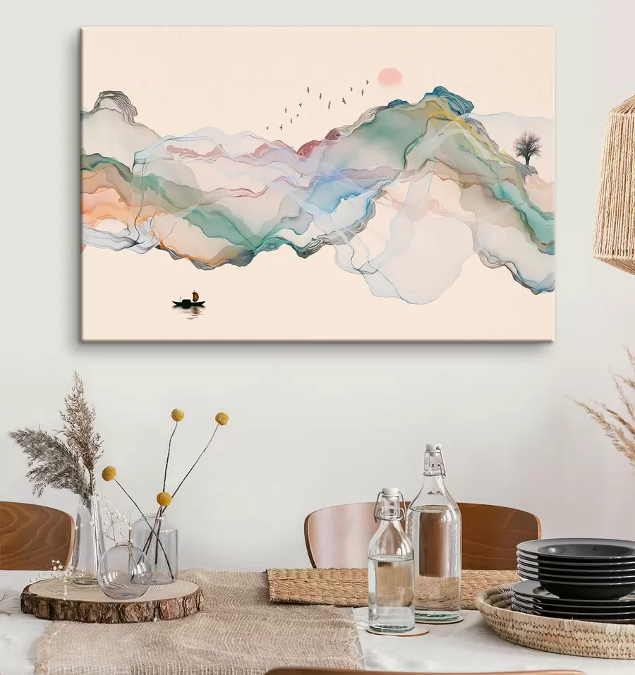 Glezna Pasaule, slīpums un krāsa s32936