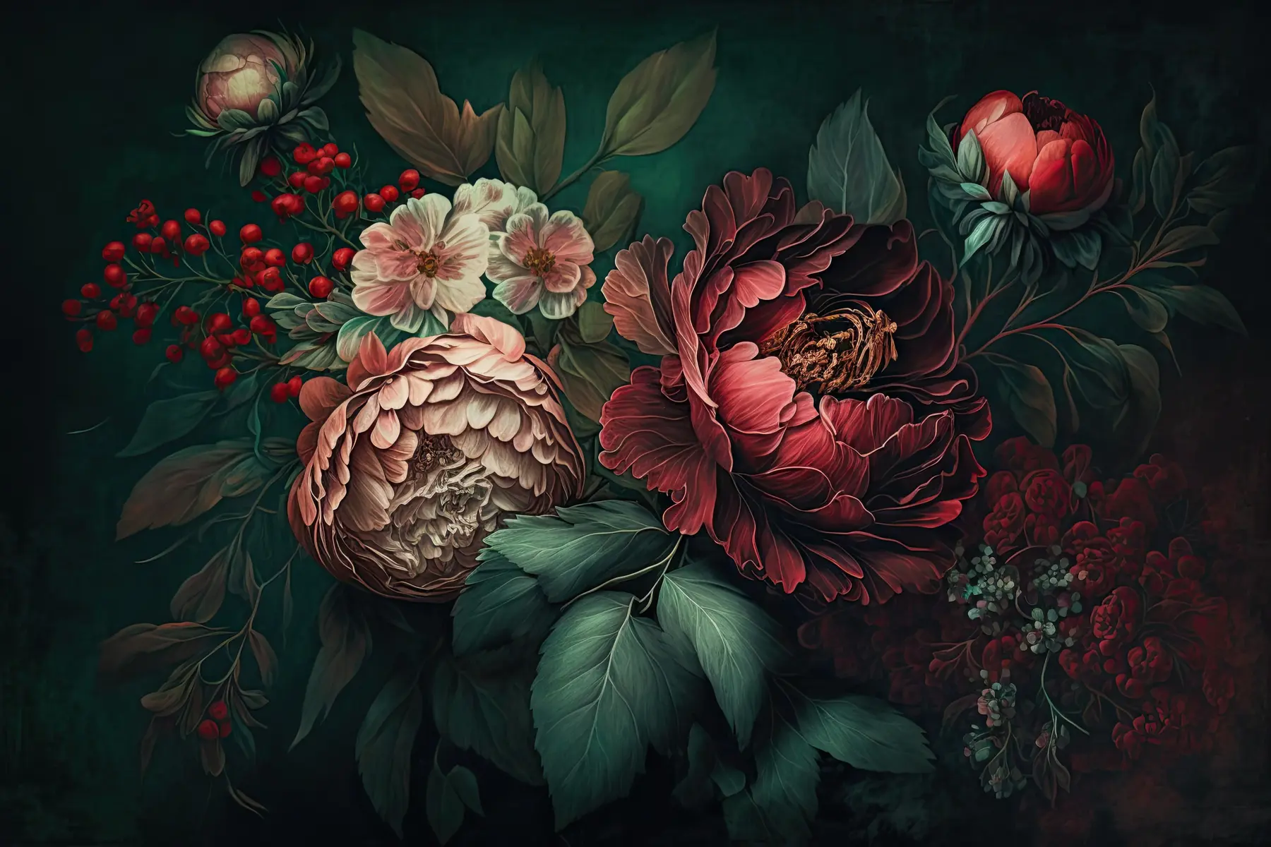 Fototapetes Vakara dārzs u75412