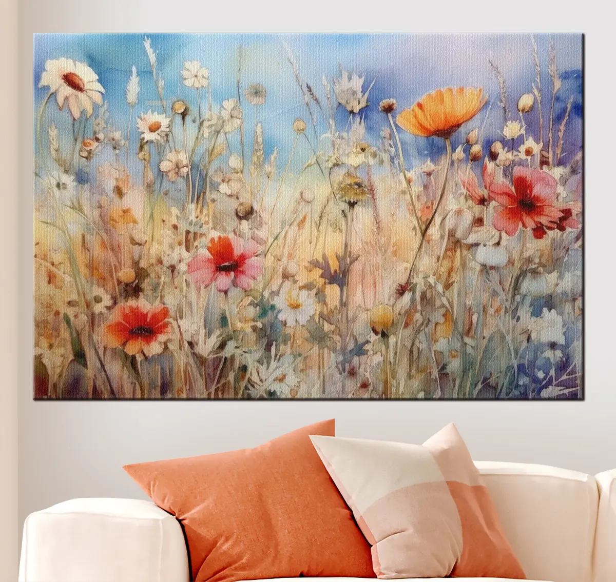 Glezna Zieds, mākonis un debesis s33669