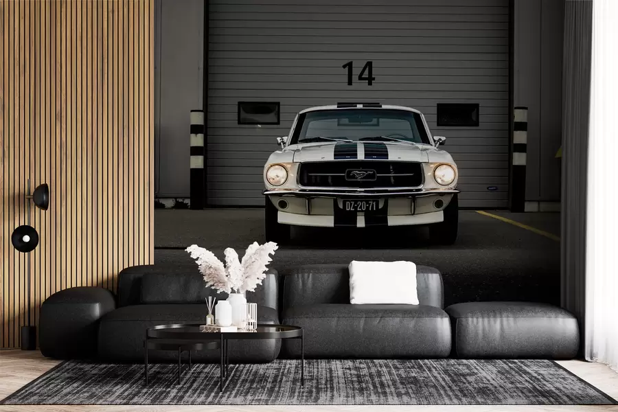Fototapetes 1970. gada Ford Mustang u95536
