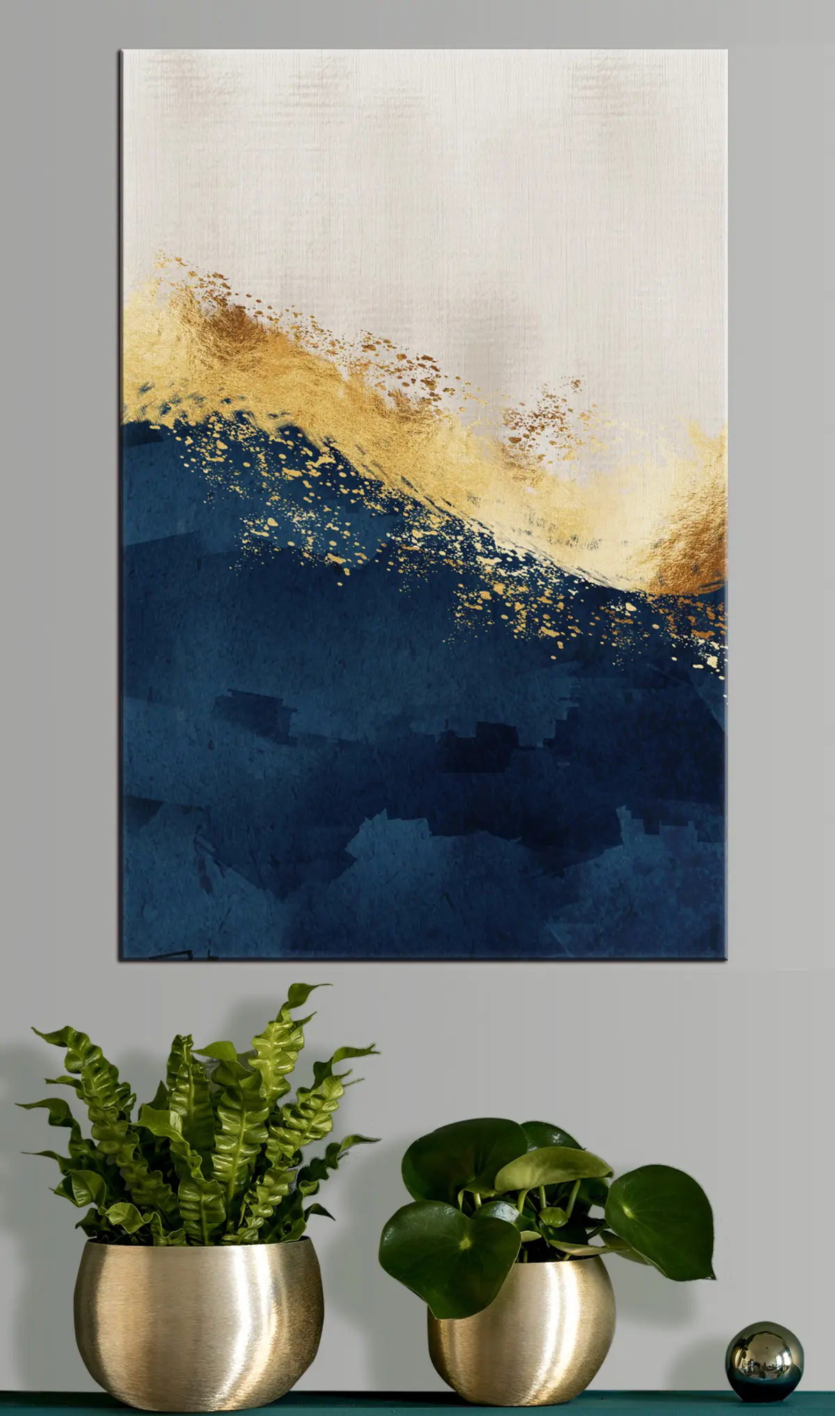 Glezna Balts un zils s34212