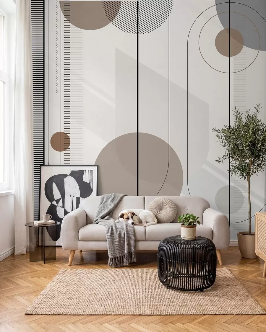 Fototapetes ģeometriskā abstrakcija u95379