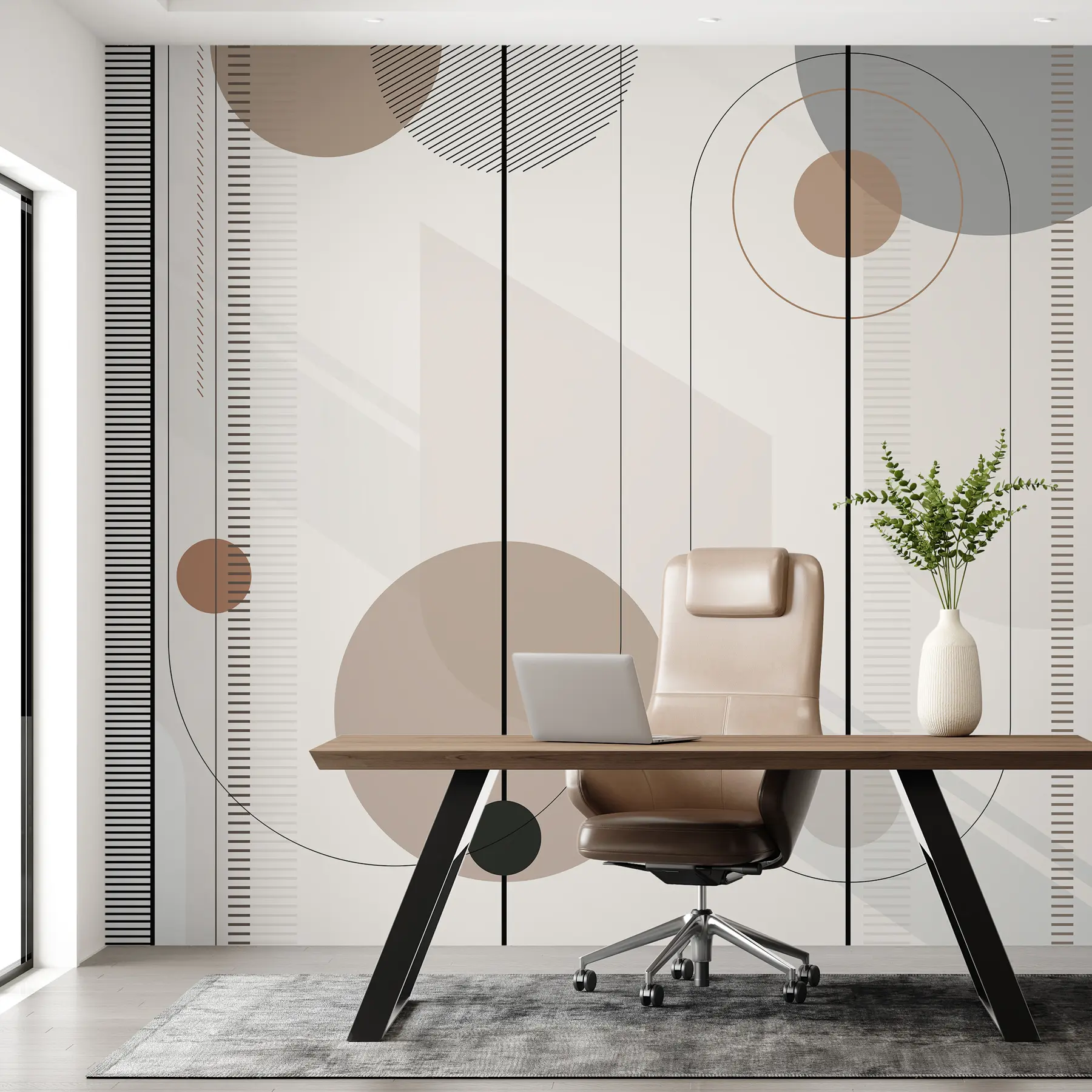 Fototapetes ģeometriskā abstrakcija u95379