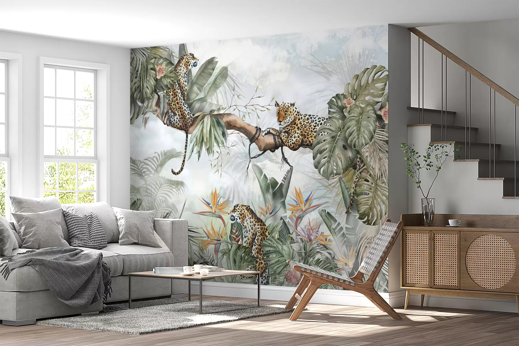 Fototapetes Tīģeri tropos u95709