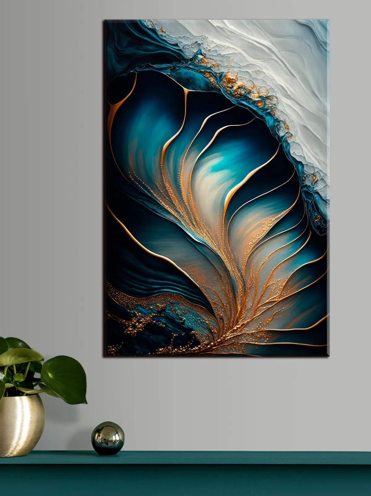 Glezna Gaisma, daba un debeszils s34441