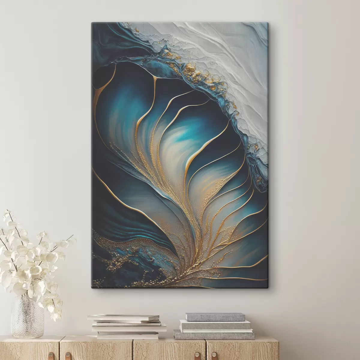 Glezna Gaisma, daba un debeszils s34441