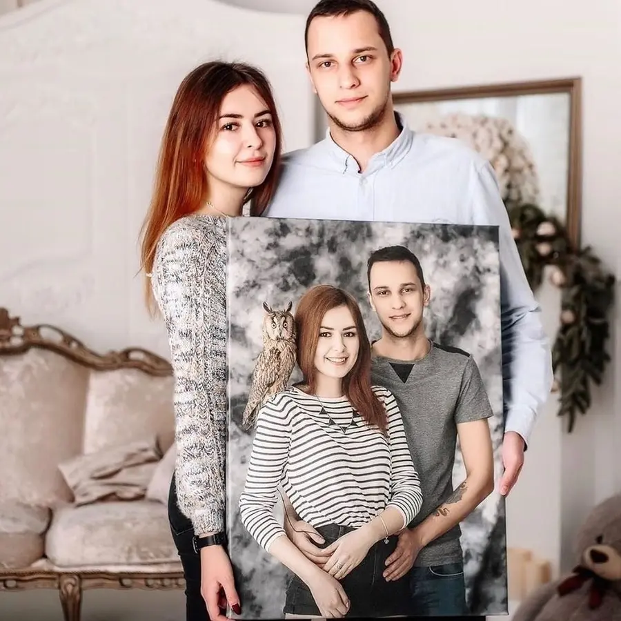 Glezna Sejas, smaids un frizūra s34645