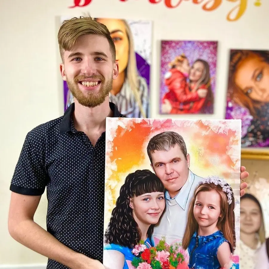 Glezna Smaids, fotogrāfija un produkts s34646