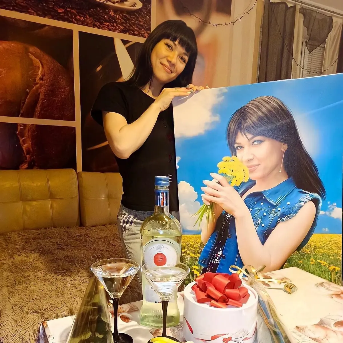 Glezna Fotogrāfija, pudele un smaids s34648