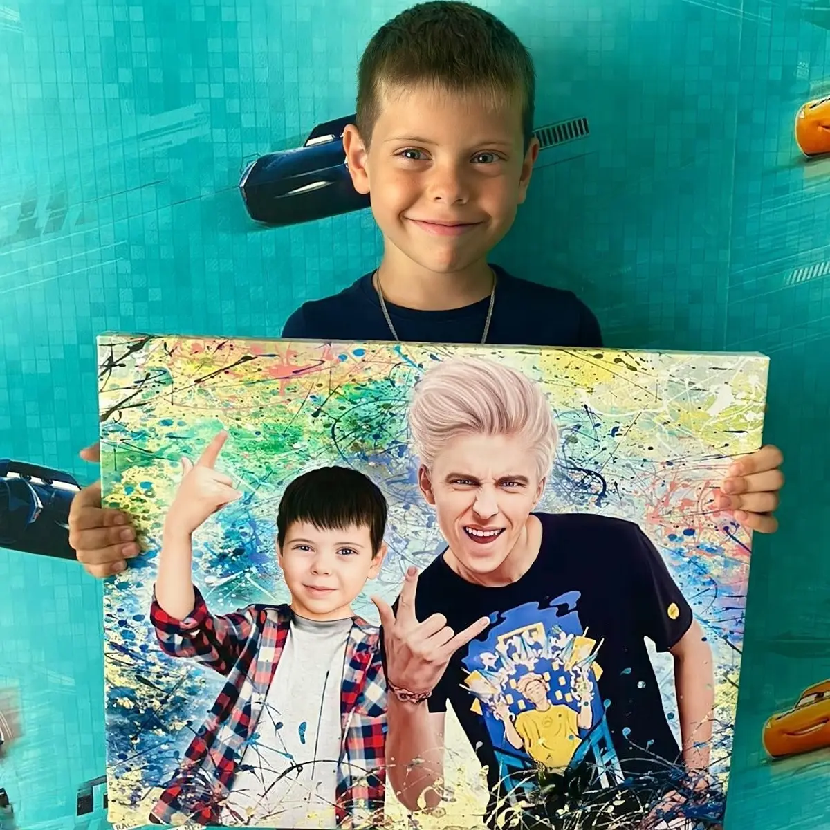 Glezna Smaids, frizūra un fotogrāfija s34649