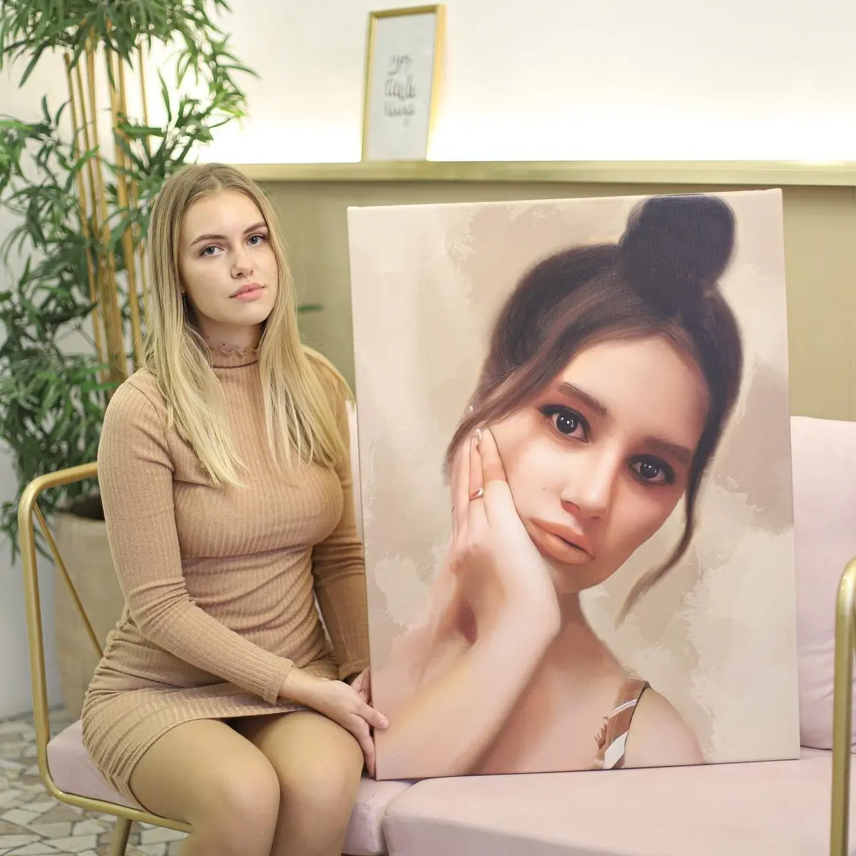 Glezna Āda, uzacis un plecs s34663