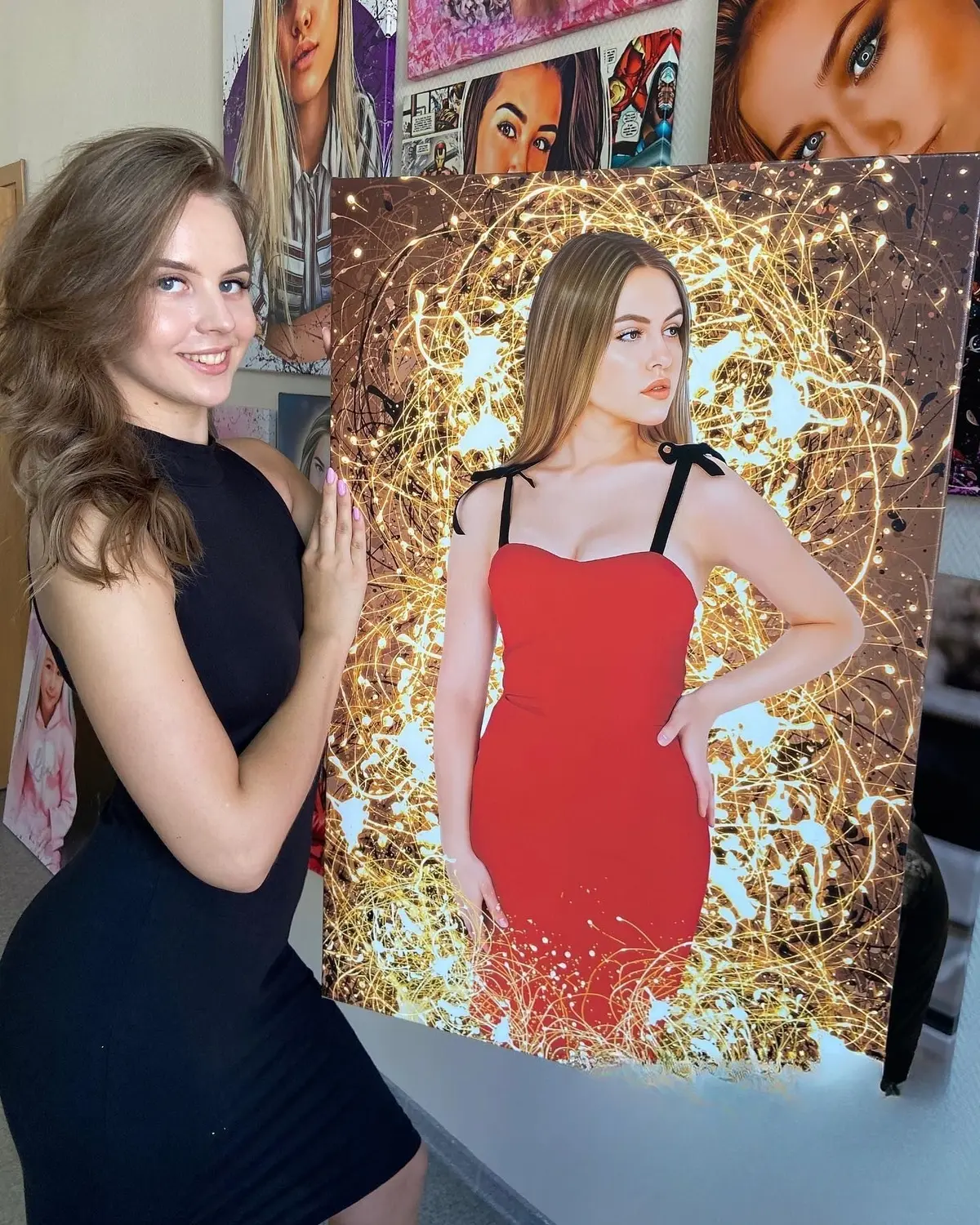 Glezna Mati, locītavas un galva s34666