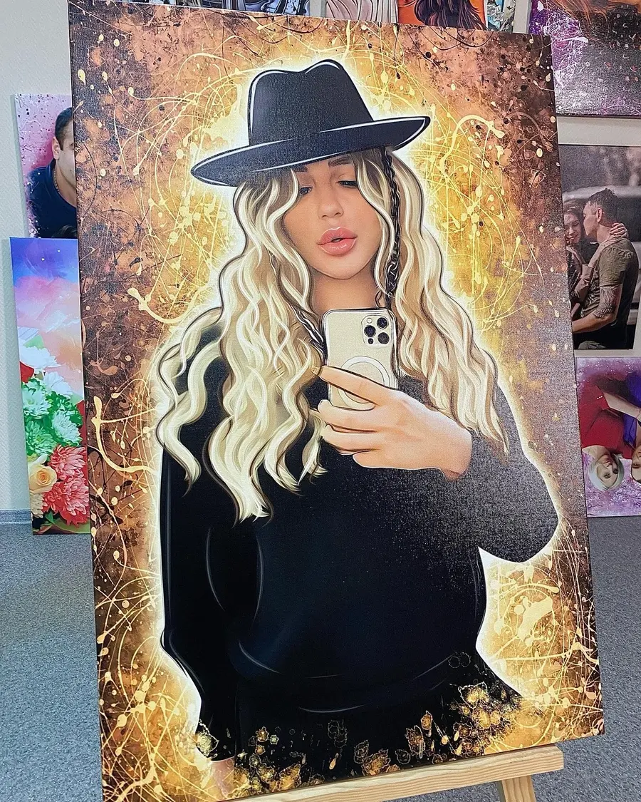 Glezna Lūpas, cepure un sauļošanās cepure s34670