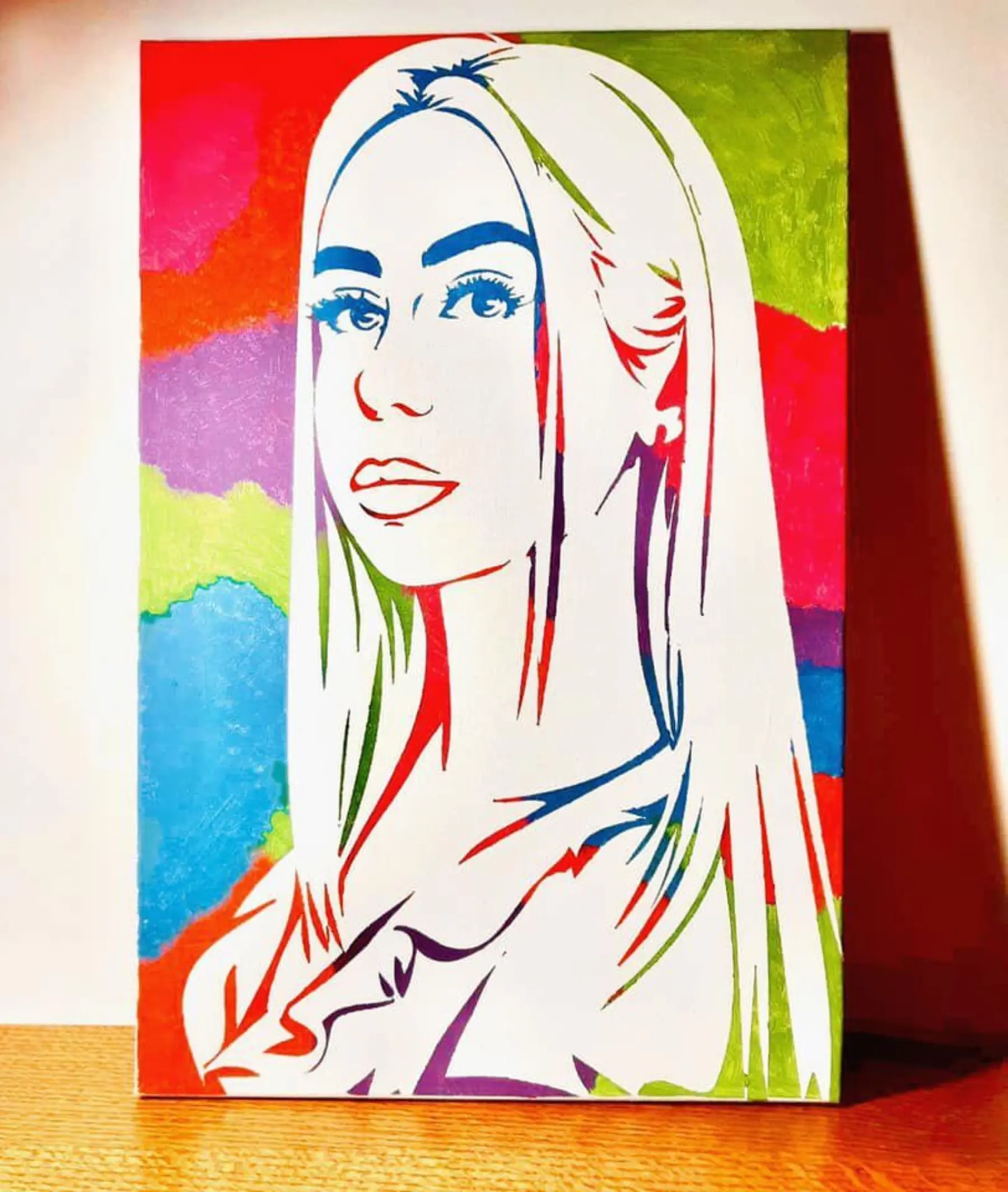 Glezna Vaigs, krāsa un taisnstūris s34679