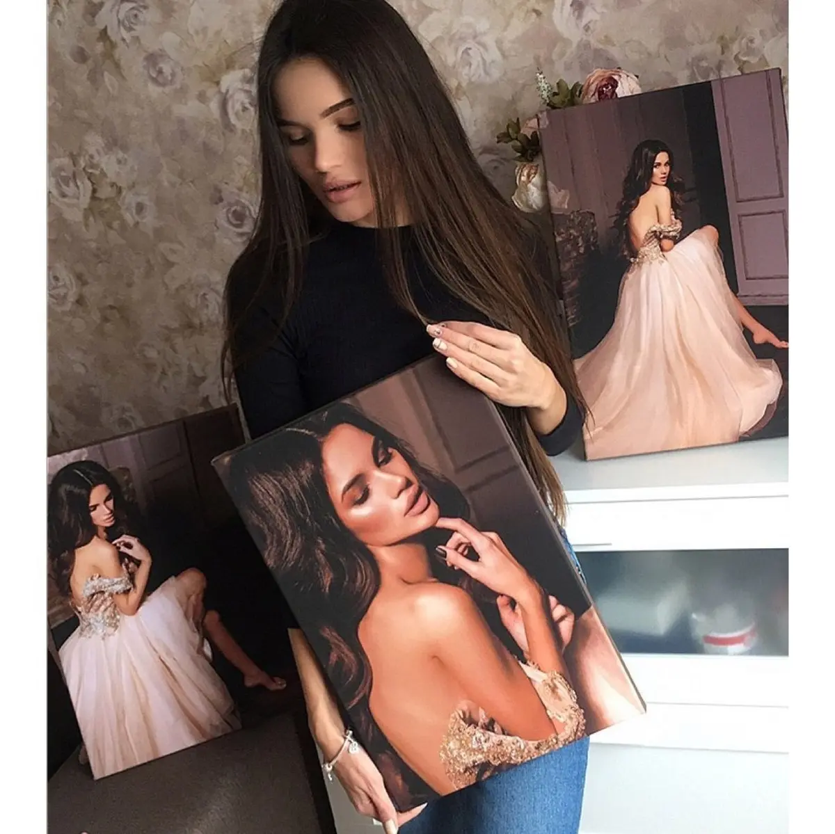 Glezna Locītavas, āda un frizūra s34689