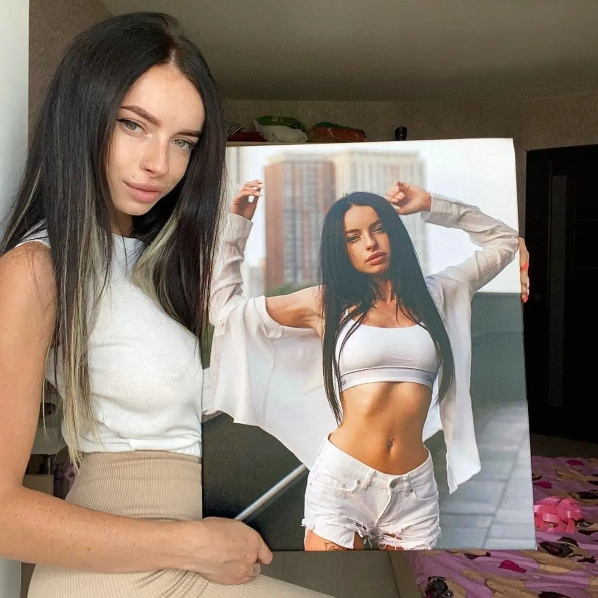 Glezna Plecu, muskuļu un skropstu s34709