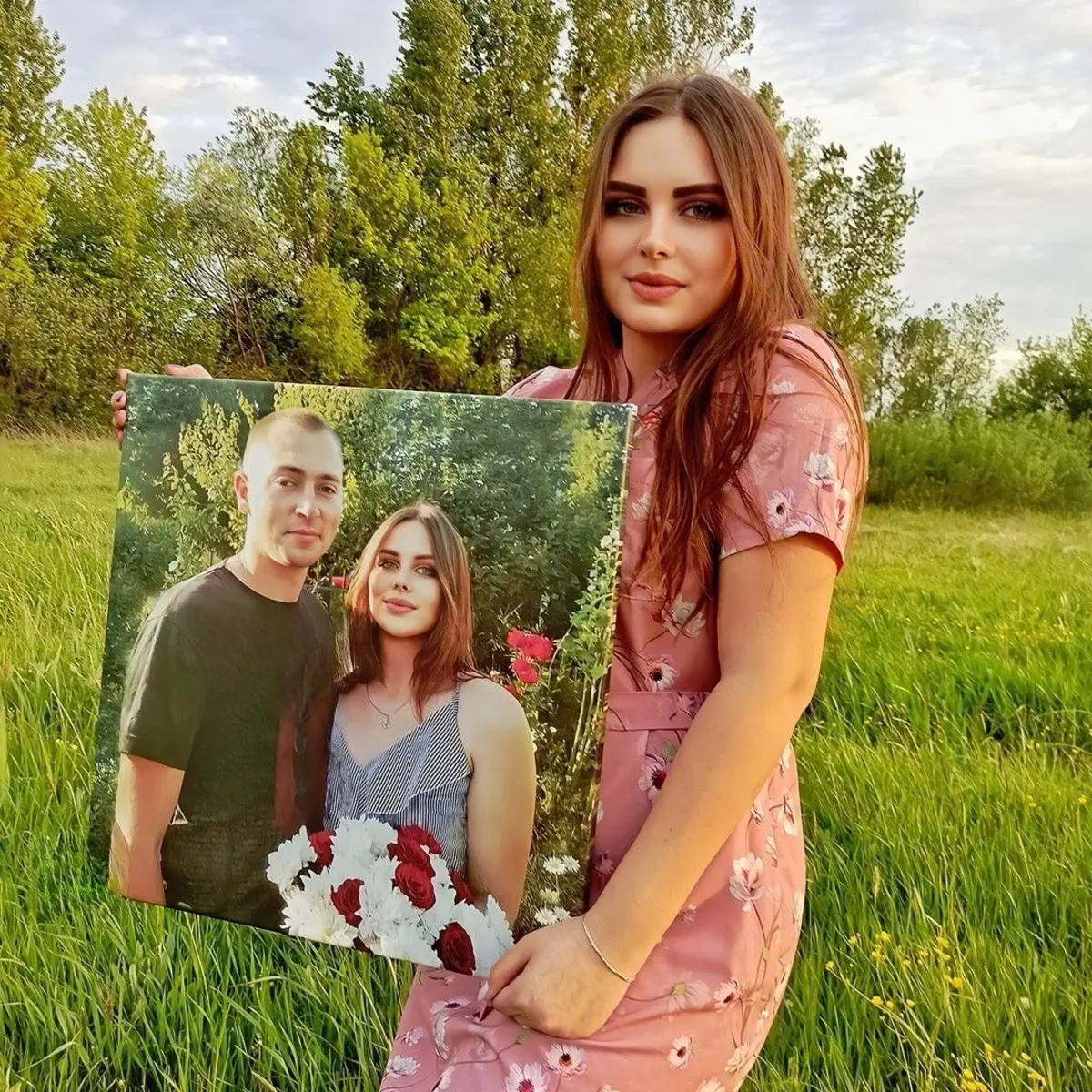 Glezna Mati, augs un debesis s34714