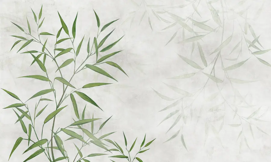 Fototapetes Bambusa niedru lapas u95921