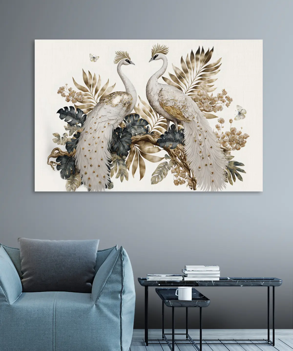 Glezna Putni, knābis un fazānu dzimtas dzīvnieki s33942