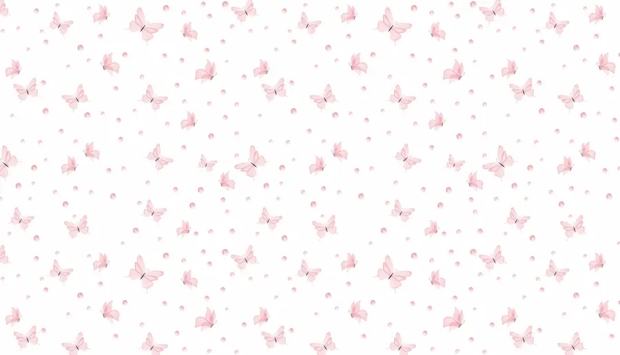 Fototapetes Akvareļu rozā tauriņi u96109