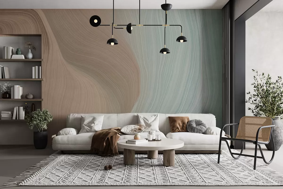 Fototapetes Šīfera pelēkie viļņi u96285