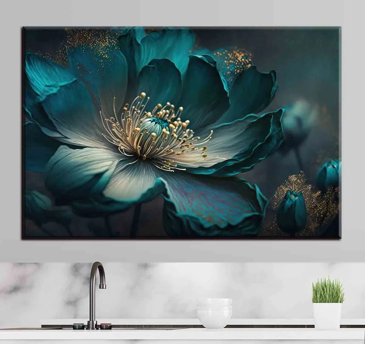 Glezna Augi, ziedi un daba s34854