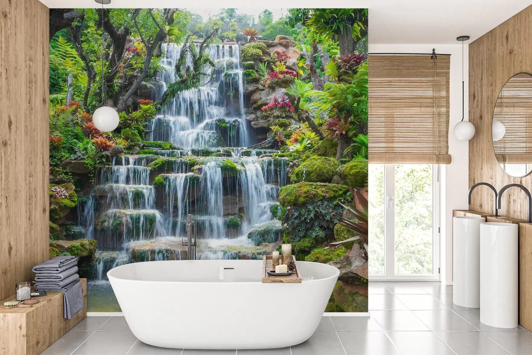 Fototapetes Ūdens, augs e augu kopiena u17843