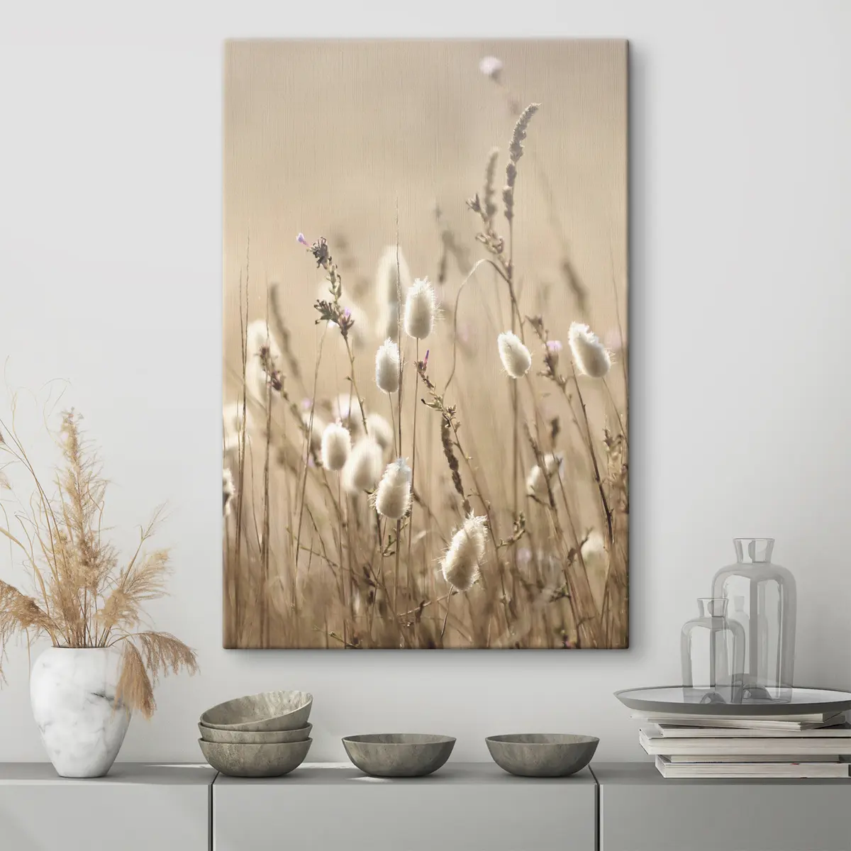 Glezna Maigi ziedi siltā saules gaismā s35256