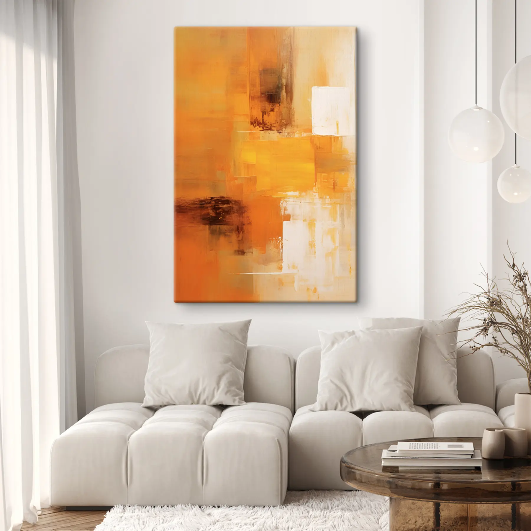 Fototapetes Brūna, dzintara un krāsa s35299