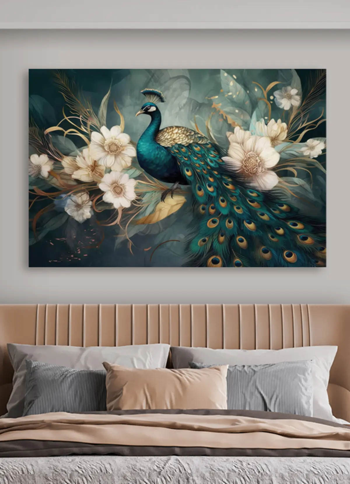 Glezna Putns, pāvs un daba s34866