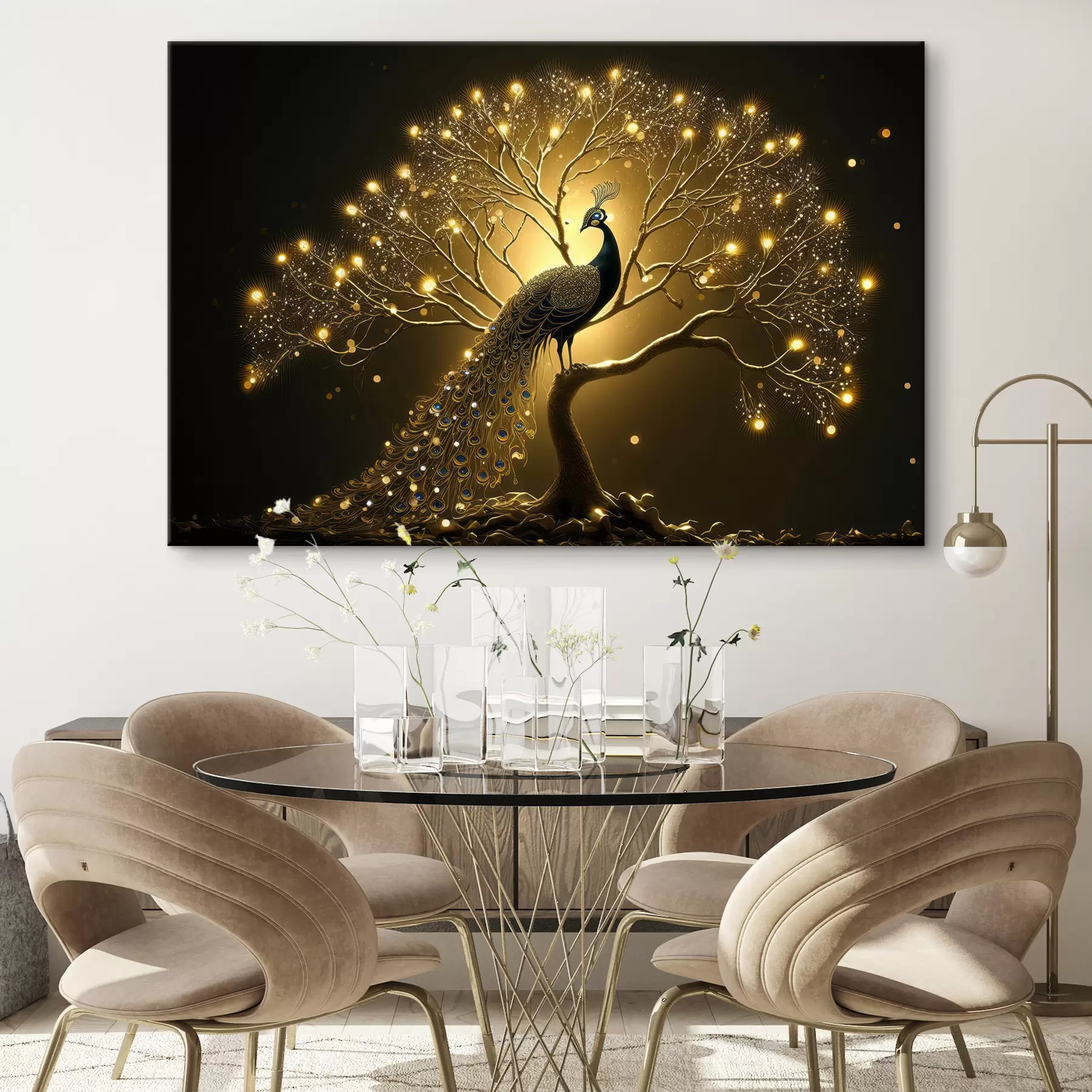 Glezna Putns, ūdens un pusnakts s34876