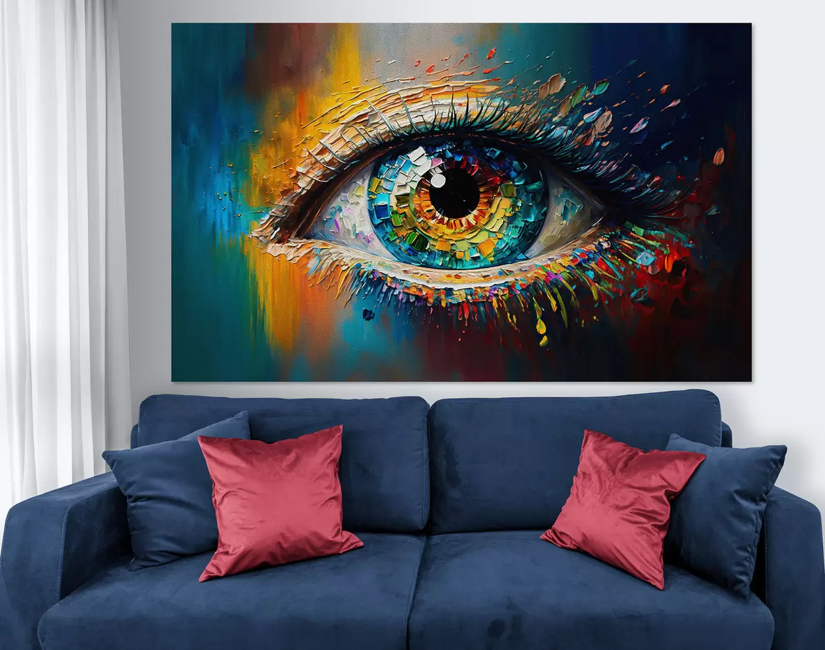 Glezna Ūdens, acu un skropstu s34943