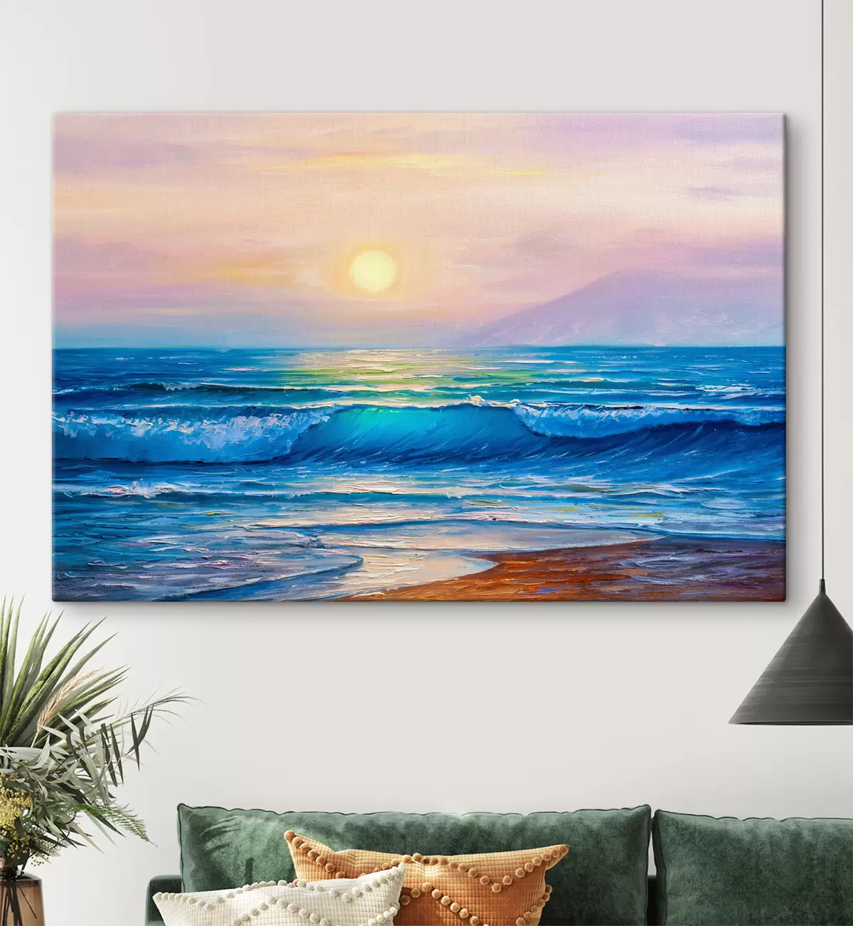 Glezna Ūdens, mākoņi un debesis s35378