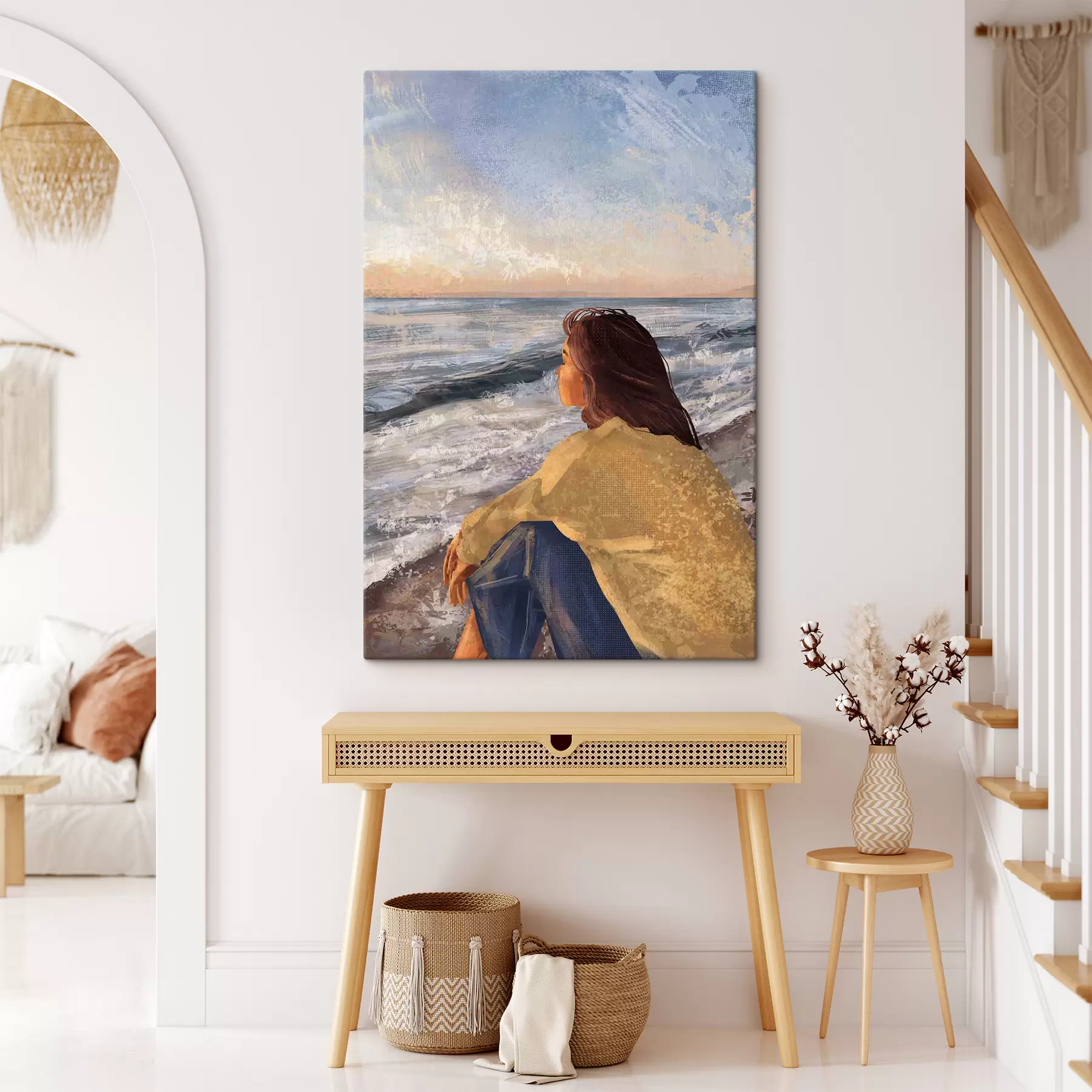 Fototapetes Ūdens, mākoņi un debesis s35317