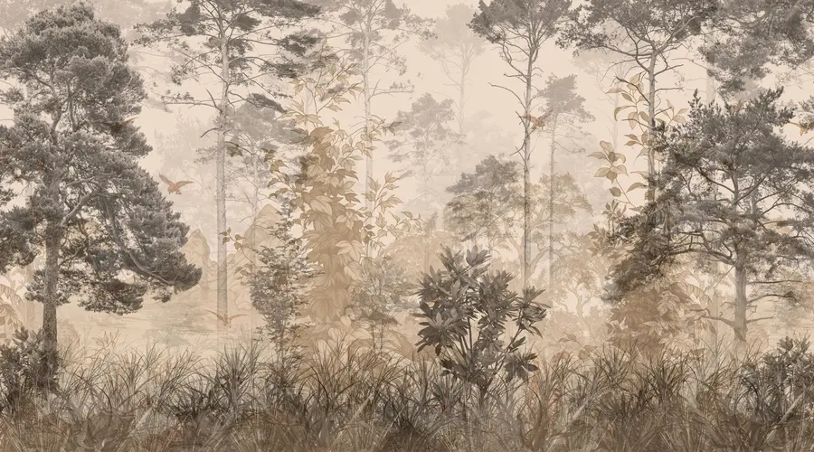 Fototapetes Grunge mežs u97057