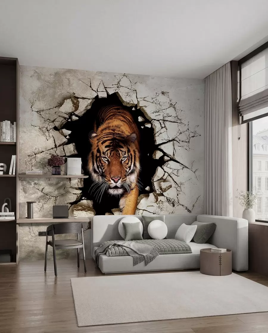 Fototapetes 3D tīģeris u97031