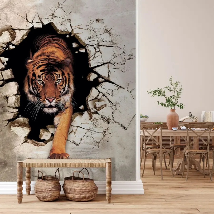 Fototapetes 3D tīģeris u97031
