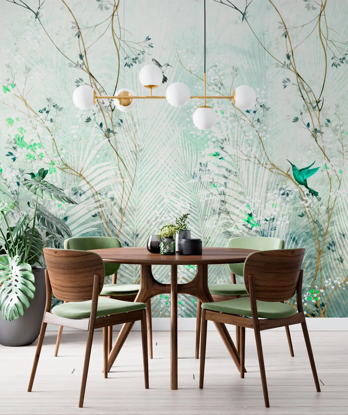 Fototapetes Kolibri dārzā u97048